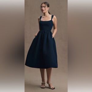 Sachin + Babi Elegant Navy Midi Dress size 4 brand new without tags